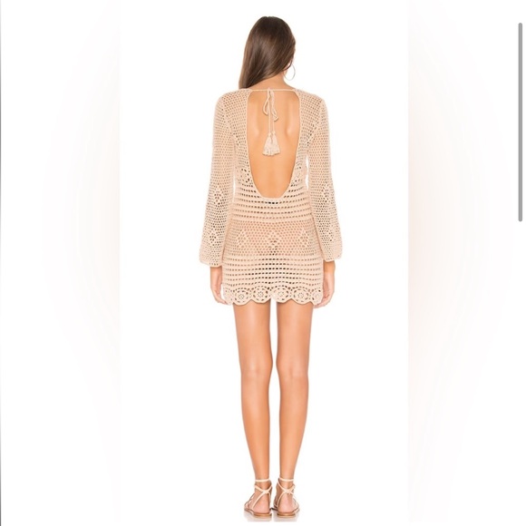 Majorelle Revolve Crochet Cover Up Dress - Picture 3 of 6